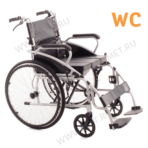 MET 692 Кресло-коляска с туалетом и тормозами для сопровождающего от производителя