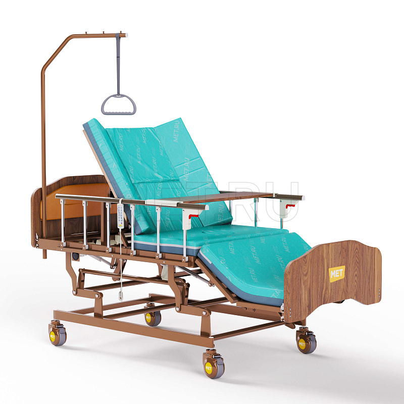 МЕТ REALTA Кровать-кресло с "ушками" - для сна в положении сидя,   с регулировкой высоты, с переворотом и туалетом