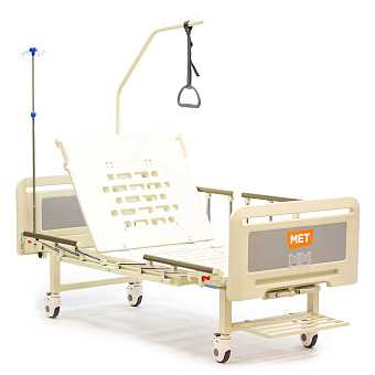 Кровать функциональная механическая с объемно-формованным пластиковым ложем