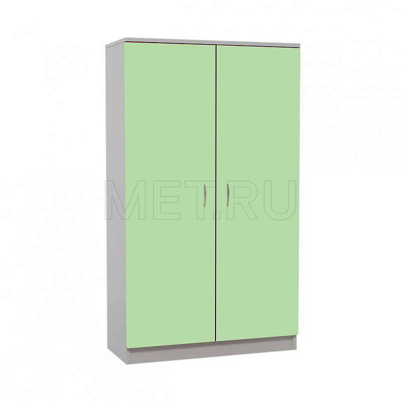 ШК13-04 БЕЛЫЙ Шкаф для документов  двухстворчатый (800*382*1860) MET
