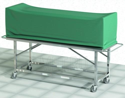МЕТ AR-A82 Каталка для патологоанатомических отд. с чехлом, нерж.ст. от производителя