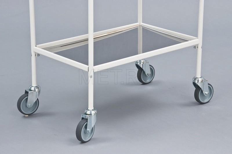 МСК-548 Манипуляционный стол. Металлокаркас, полки нерж.