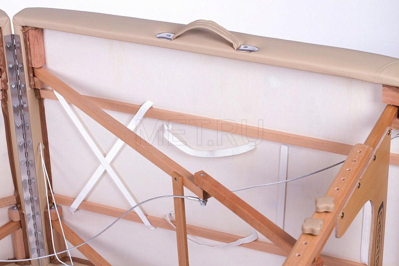 RESTPRO Memory 3 Beige Профессиональный массажный стол! Усиленная конструкция, нагрузка до 350 кг! 3 года гарантии! MET