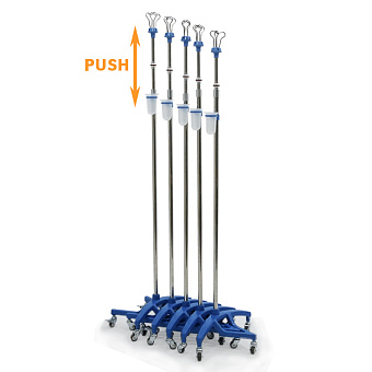 ШТАБЕЛИРУЕМАЯ инфузионная стойка-штатив с каплесборником