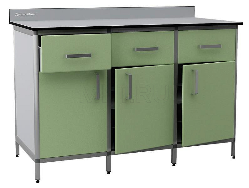 ДМ-1-009-08 Лабораторный стол-тумба с тремя выдвижными ящиками от производителя