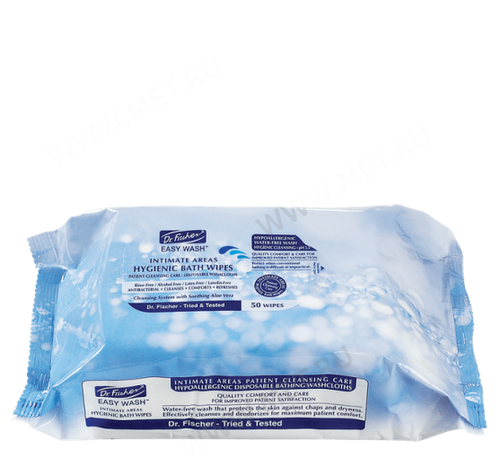 Dr.Fischer Медицинские влажные очищающие салфетки, 50 шт в упаковке от производителя