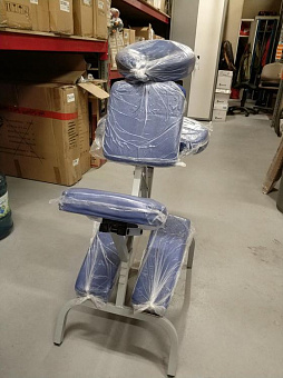 УЦЕНКА Скамья массажная стальная облегченная. СИН