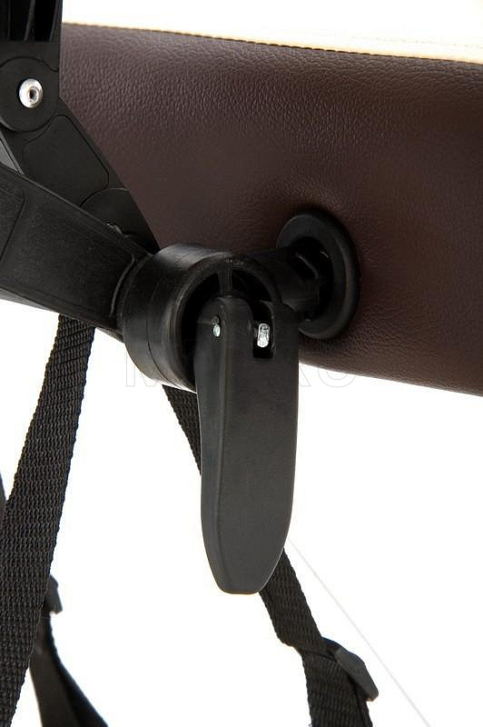 JFAL01 Массажный переносной стол на алюминиевом каркасе, Бежевый/коричневый MET