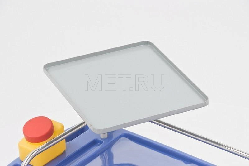 G-70 металлопластиковый Столик реаниматолога и деж.медсестры, с  бункером для лекарств