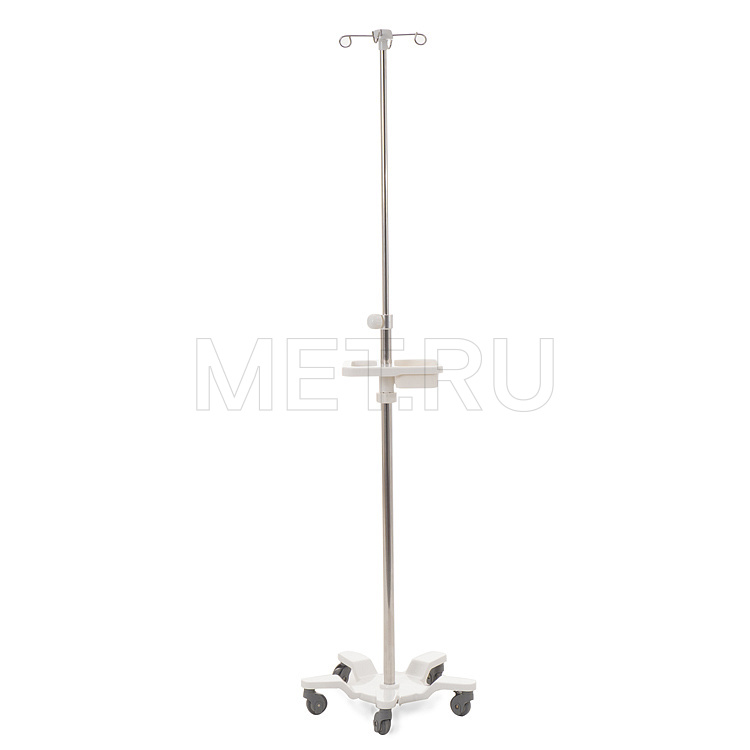 МЕТ GF09 Инфузионная стойка-штатив/"ходунок" с ручкой и полкой-лотком MET