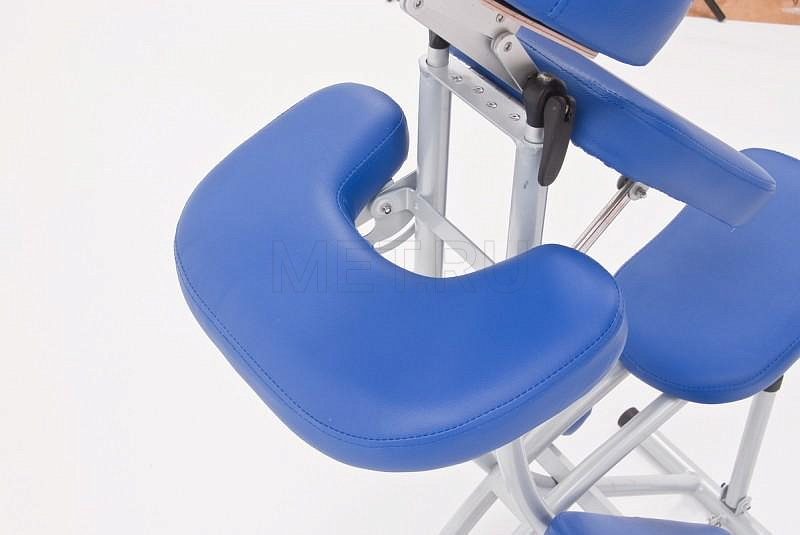 JFMC05 Массажная скамья алюминиевая складная синяя от производителя