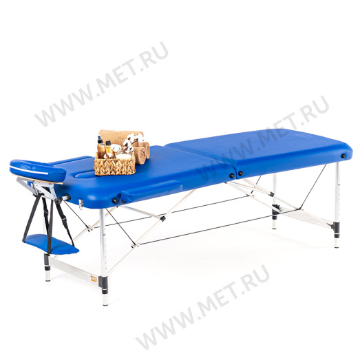 MET Comfort A2 Стол массажный СУПЕРЛЕГКИЙ, алюминий, синий от производителя