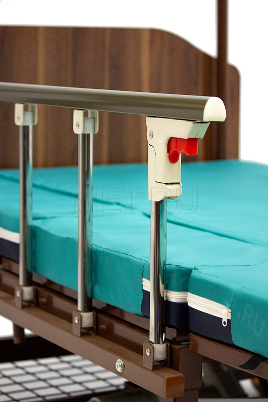 MET EVA Кровать функциональная медицинская электрическая с полным переворотом, с туалетом, с "ушками" МЕТ