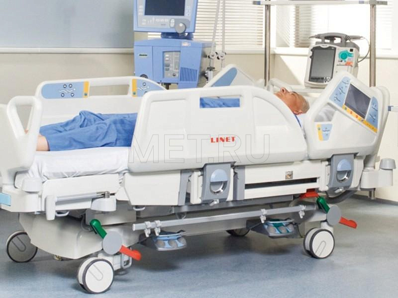 Linet Multicare Реанимационная кровать, с уникальным сочетанием функций