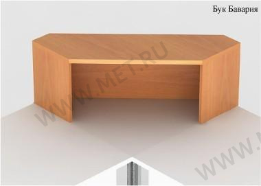 МЕТ Лугано НМ 42.1 Угловая надстройка на стол от производителя