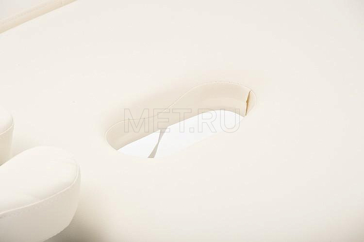 JFAL01А Легкий трёхсекционный алюминиевый массажный стол, кремовый