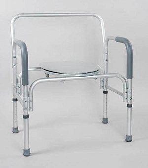 Кресло-туалет для полных, разборный