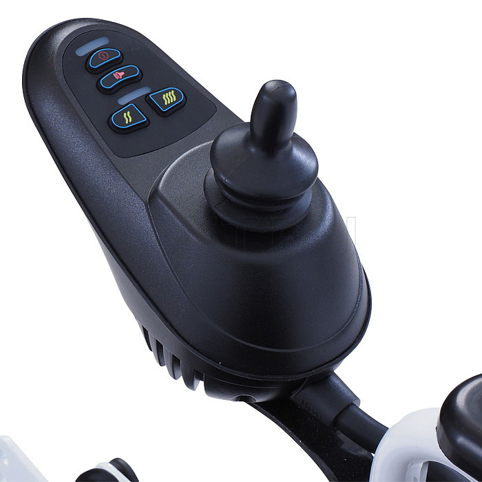 MET COMFORT 85 Электрическая кресло коляска  раскладываемая в горизонталь, с self-откидной спинкой MET