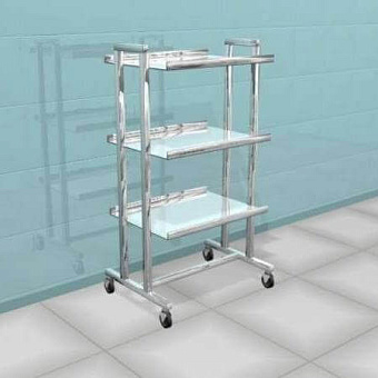 Столик для аппаратуры из нерж.стали