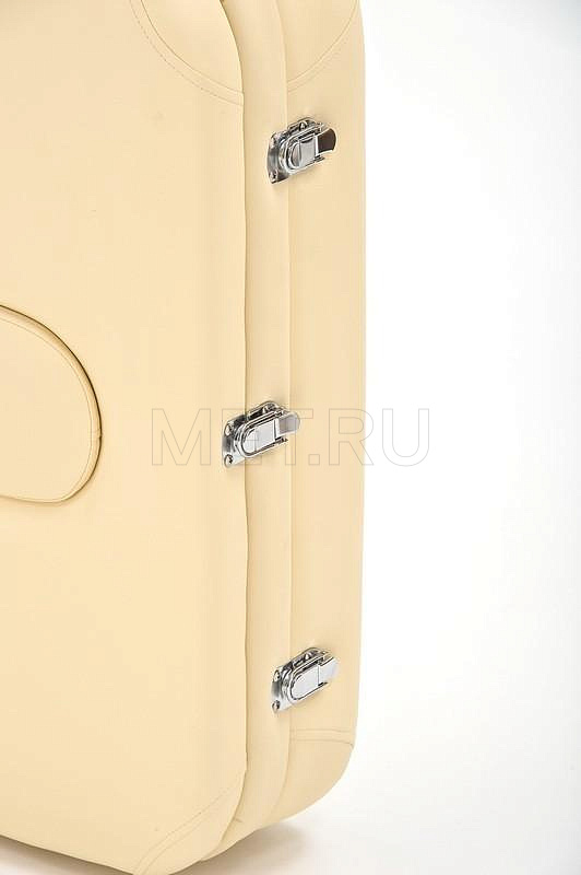 Wendermann Steel 02  (JFST02) Удлиненный до 195 см раскладной массажный стол на стальном каркасе, кремовый MET