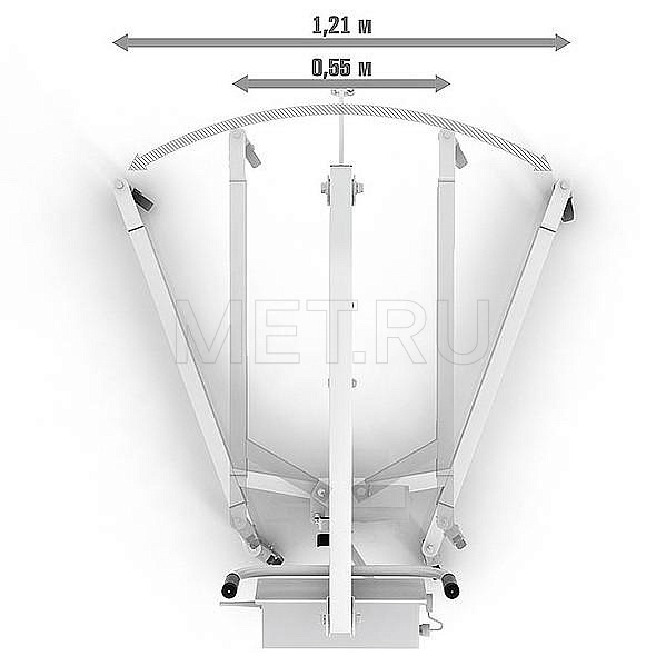 грузоподъемность 120 кг Подъемник бытовой электрический МЕТ
