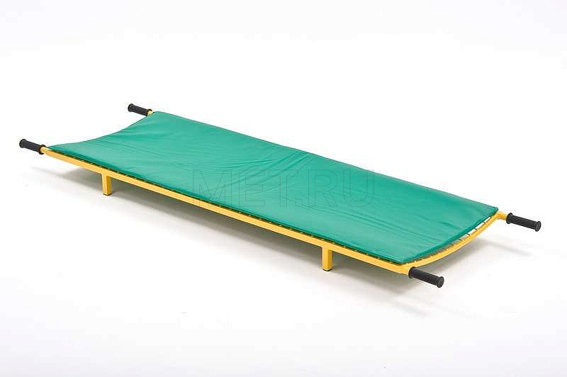 МЕТ ТПБ-01 Тележка для перевозки больных со съёмными носилками (ложе-сетка) МЕТ