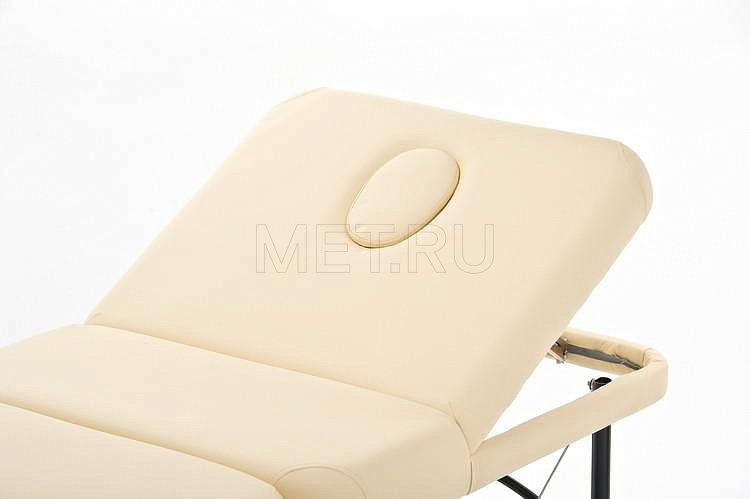 Wendermann Alum 03 Массажный стол 3-секционный,  с подъемным подголовником, кремовый МЕТ