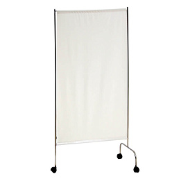 Ширма медицинская из нержавейки  на колесах