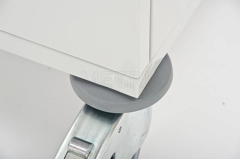 МЕТ AR–45 Столик мобильный для анестезиолога  , столешница-нерж MET