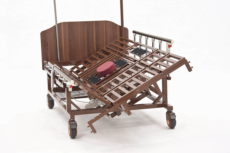 MET EVA УЦЕНКА Кровать функциональная медицинская электрическая с полным переворотом, с туалетом, с "ушками"