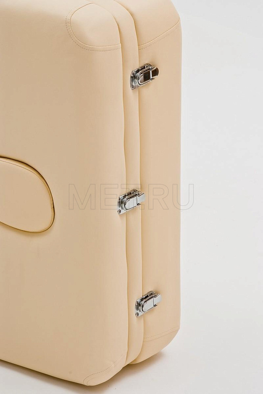 JFMS03R кремовый Мягкий массажный стол с усиленной рамой из бука - серия Professional MET