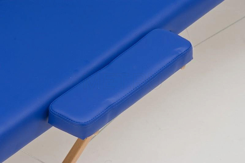 JF-AY01 Массажный стол складной с рамой из бука, синий МЕТ