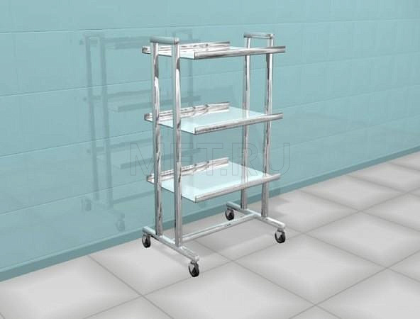 MET-B13 Столик для аппаратуры из нерж.стали от производителя