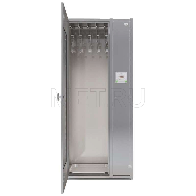 СПДС-5-ШСК (87*45*201) Шкаф для хранения пяти эндоскопов, с продувкой и сушкой каналов, нерж