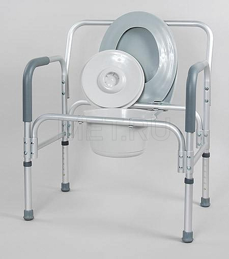 10589 Кресло-туалет для полных, разборный
