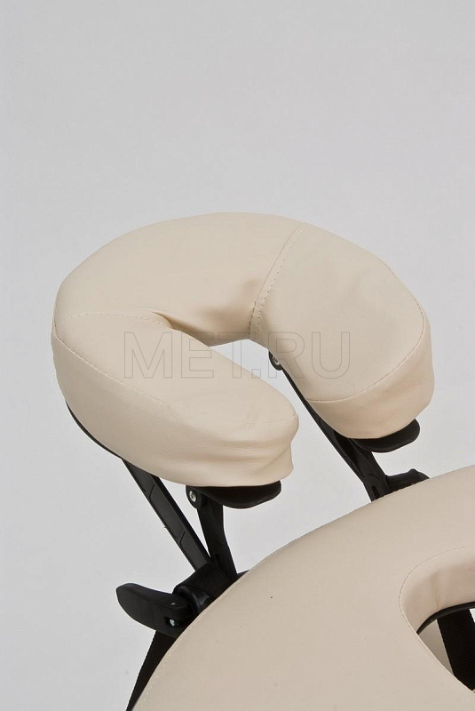 Wendermann Wood Oval-01 Стол массажный переносной на деревянном каркасе, кремовый-синий