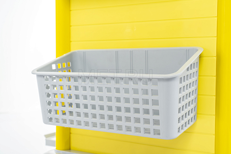 MET PSC-160 Тележка медицинская универсальная желтая  от производителя