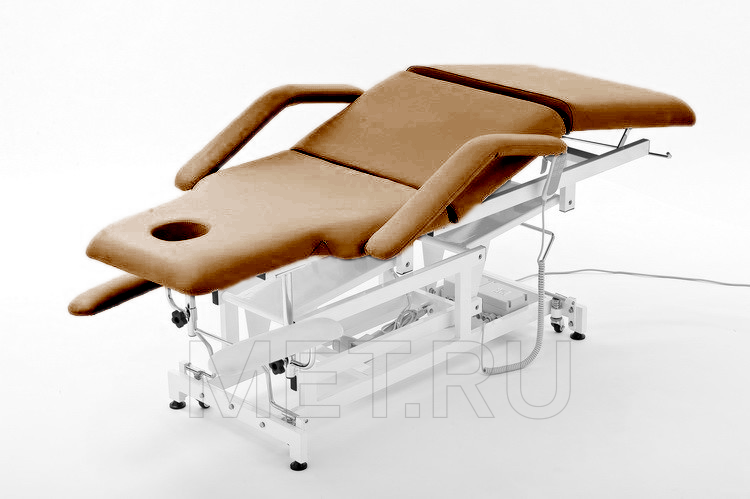  DB-9 (КО-071) кровать массажная с электроприводом, цвет  КОРИЧНЕВЫЙ от производителя