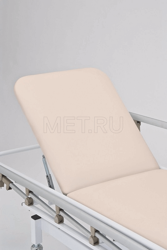 КСМ   (бежевая) Тележка для перевозки больных  с гидроприводом, рентгенопрозрачная головная секция от производителя