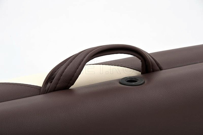 JFAL01А Массажный переносной стол на алюминиевом каркасе, коричневый/кремовый от производителя