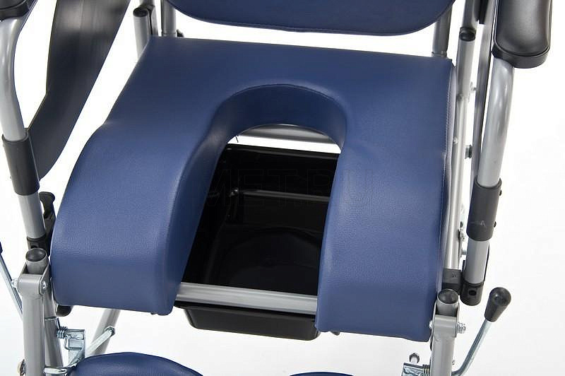 Vermeiren 9303 (Бельгия) Кресло-каталка с сан.оснащением и возможностью наезда на унитаз, 46 см от производителя