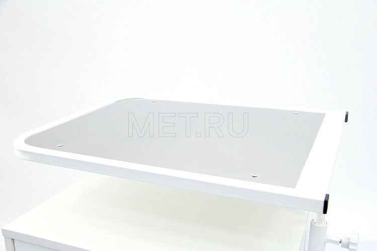 ТМ.13.00 Тумба-стол прикроватный с поворотной столешницей (столешница - нержавейка) MET