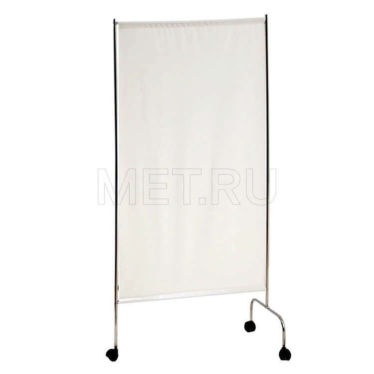 МСК-5302 Ширма медицинская из нержавейки  на колесах