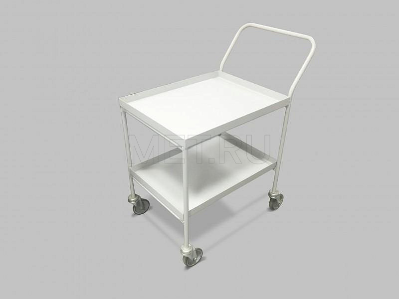 MANUTAN г/п 100 кг Тележка двухярусная с поддонами и бортиками