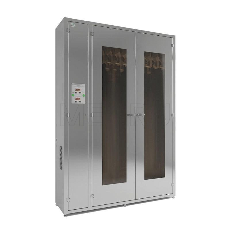 СПДС-10-ШСК (140*45*201) Шкаф для хранения десяти  эндоскопов, с продувкой и сушкой каналов, нерж.