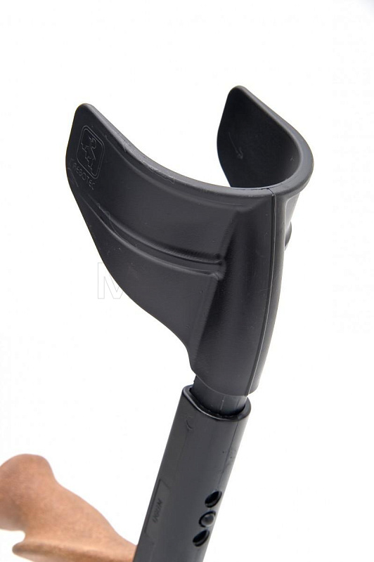 REBOTEC Комфорт Софт-Натур (правый) Костыль-канадка с рукояткой из пробкового дерева под правую руку, Германия MET