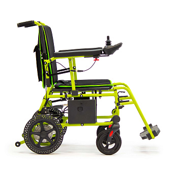 Суперлегкая электроколяска, складная, с пультом ДУ для сопровождающих лиц