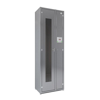 Шкаф для хранения двух эндоскопов, с продувкой и сушкой каналов, нерж.