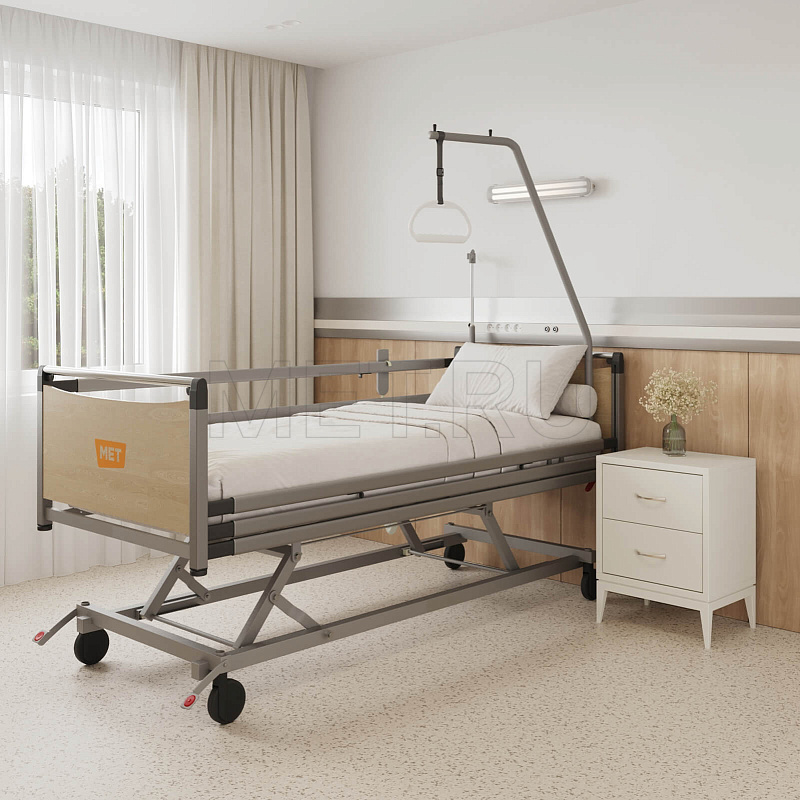 MET REBORN Кровать медицинская электрическая удлиненная MET