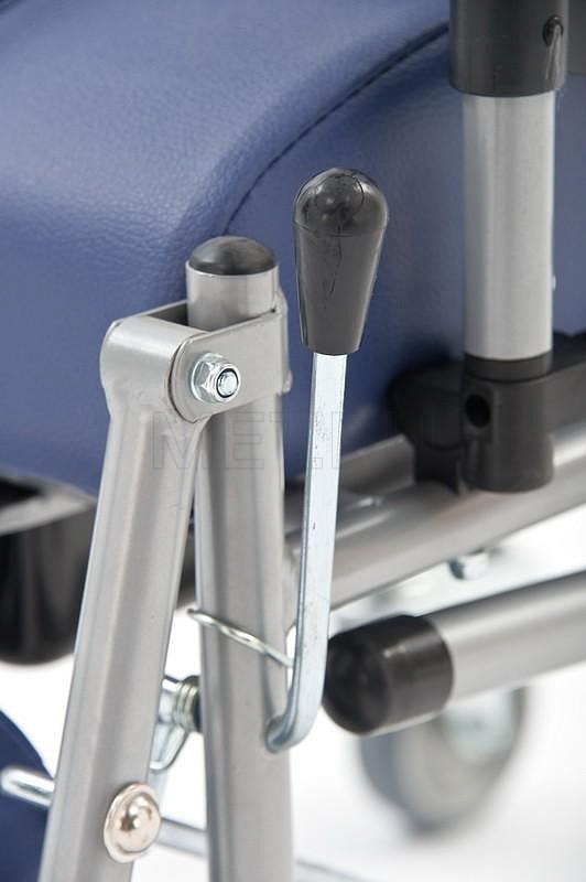 Vermeiren 9303 (Бельгия) Кресло-каталка с сан.оснащением и возможностью наезда на унитаз, 46 см MET